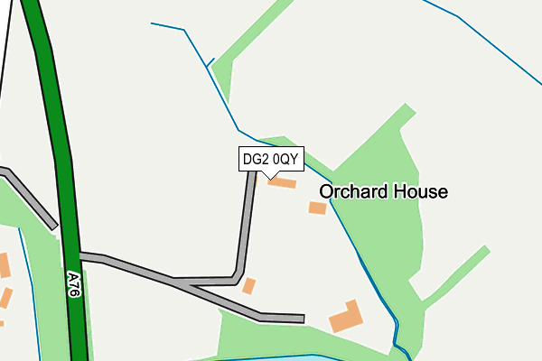 DG2 0QY map - OS OpenMap – Local (Ordnance Survey)