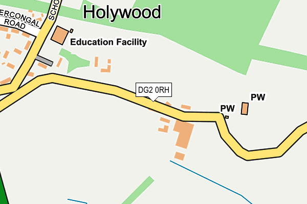 DG2 0RH map - OS OpenMap – Local (Ordnance Survey)