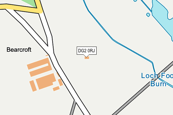 DG2 0RJ map - OS OpenMap – Local (Ordnance Survey)