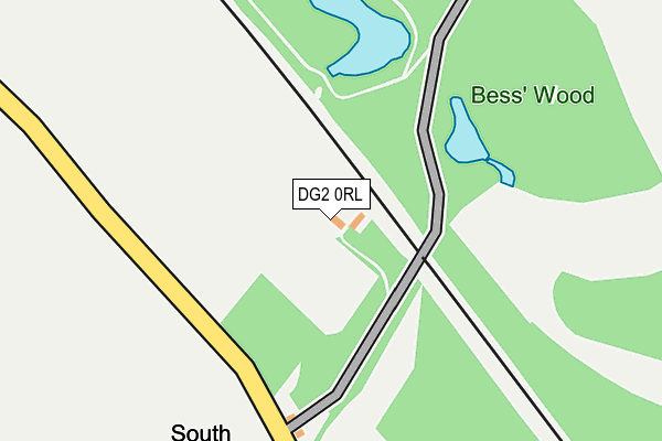 DG2 0RL map - OS OpenMap – Local (Ordnance Survey)