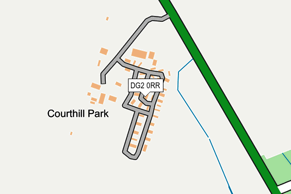 DG2 0RR map - OS OpenMap – Local (Ordnance Survey)