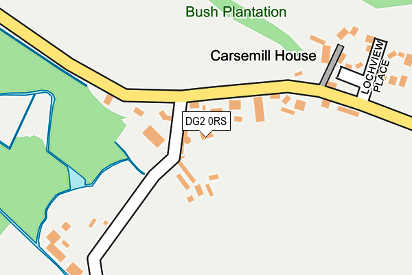 DG2 0RS map - OS OpenMap – Local (Ordnance Survey)