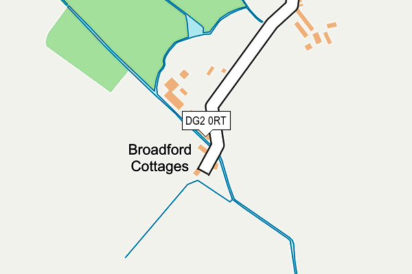 DG2 0RT map - OS OpenMap – Local (Ordnance Survey)