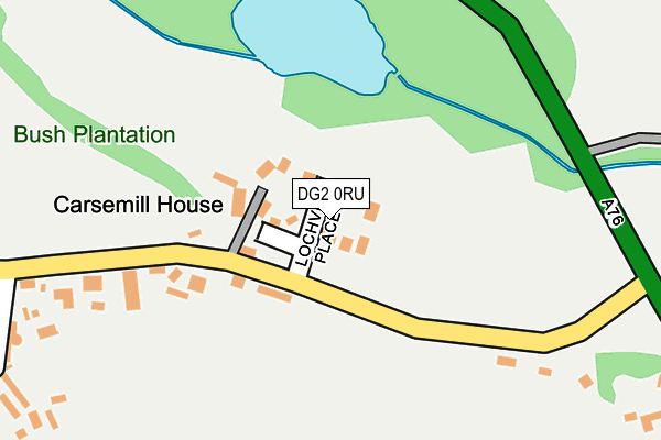 DG2 0RU map - OS OpenMap – Local (Ordnance Survey)