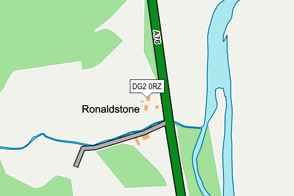 DG2 0RZ map - OS OpenMap – Local (Ordnance Survey)