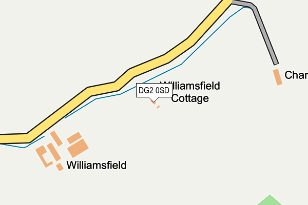 DG2 0SD map - OS OpenMap – Local (Ordnance Survey)