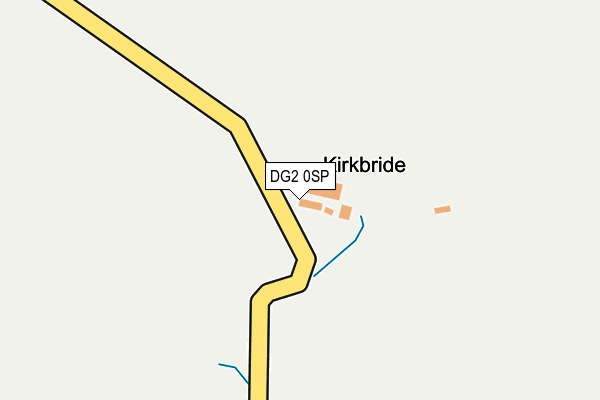 DG2 0SP map - OS OpenMap – Local (Ordnance Survey)