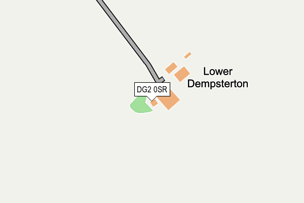 DG2 0SR map - OS OpenMap – Local (Ordnance Survey)