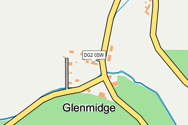 DG2 0SW map - OS OpenMap – Local (Ordnance Survey)