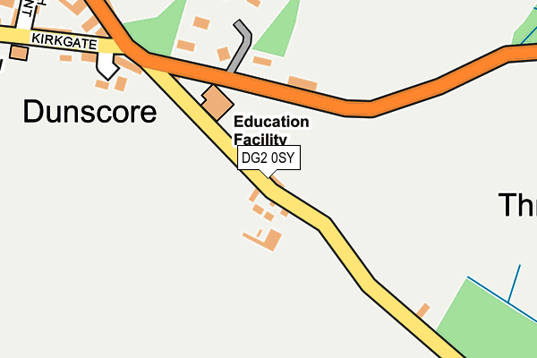 DG2 0SY map - OS OpenMap – Local (Ordnance Survey)