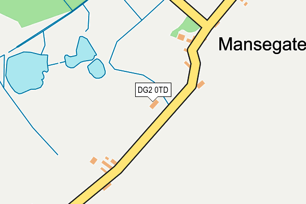DG2 0TD map - OS OpenMap – Local (Ordnance Survey)