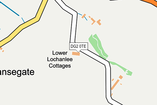 DG2 0TE map - OS OpenMap – Local (Ordnance Survey)