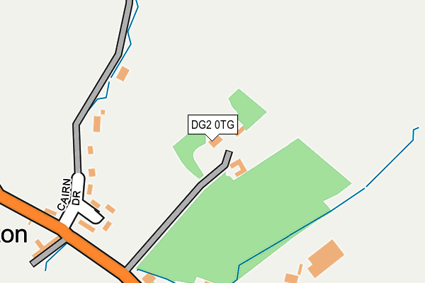 DG2 0TG map - OS OpenMap – Local (Ordnance Survey)