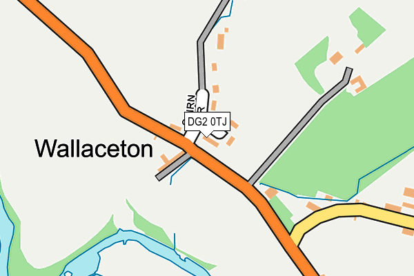 DG2 0TJ map - OS OpenMap – Local (Ordnance Survey)