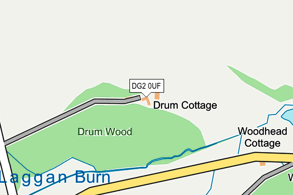DG2 0UF map - OS OpenMap – Local (Ordnance Survey)