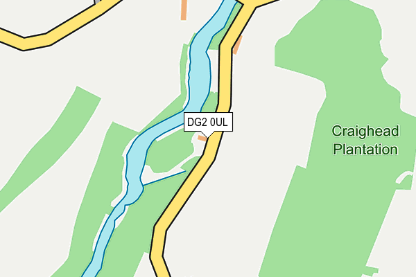 DG2 0UL map - OS OpenMap – Local (Ordnance Survey)