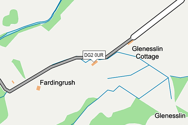 DG2 0UR map - OS OpenMap – Local (Ordnance Survey)