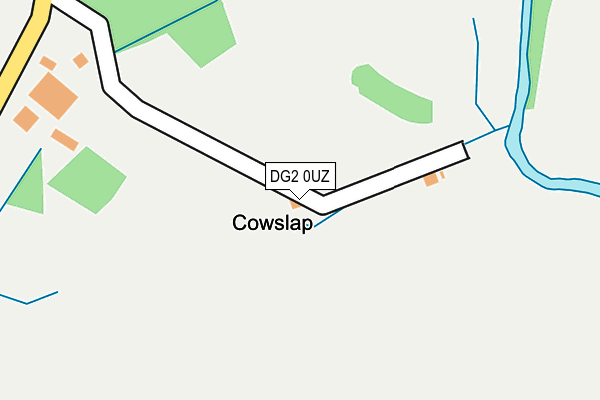 DG2 0UZ map - OS OpenMap – Local (Ordnance Survey)