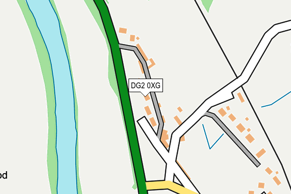 DG2 0XG map - OS OpenMap – Local (Ordnance Survey)