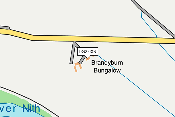 DG2 0XR map - OS OpenMap – Local (Ordnance Survey)