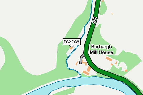 DG2 0XW map - OS OpenMap – Local (Ordnance Survey)