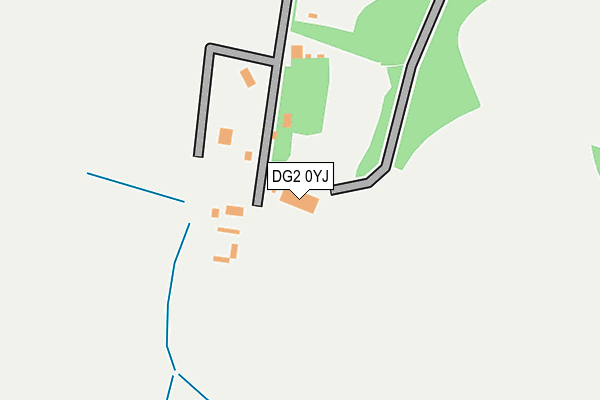 DG2 0YJ map - OS OpenMap – Local (Ordnance Survey)