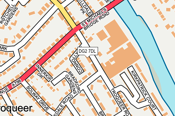 DG2 7DL map - OS OpenMap – Local (Ordnance Survey)