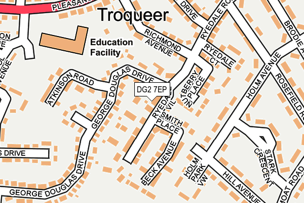 DG2 7EP map - OS OpenMap – Local (Ordnance Survey)