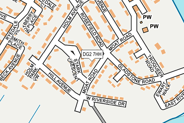 DG2 7HH map - OS OpenMap – Local (Ordnance Survey)