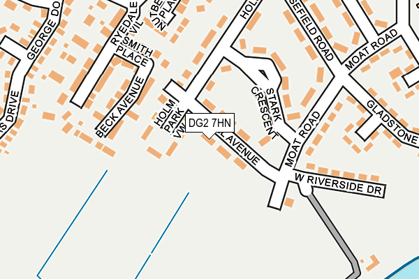 DG2 7HN map - OS OpenMap – Local (Ordnance Survey)