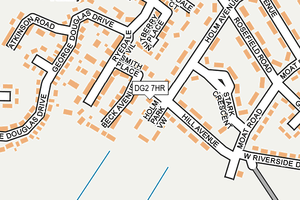 DG2 7HR map - OS OpenMap – Local (Ordnance Survey)