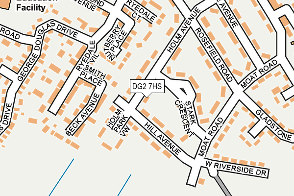 DG2 7HS map - OS OpenMap – Local (Ordnance Survey)