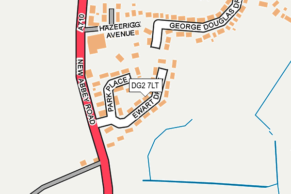 DG2 7LT map - OS OpenMap – Local (Ordnance Survey)