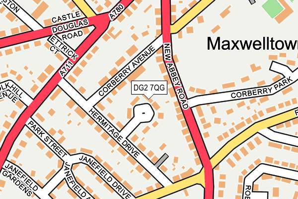 DG2 7QG map - OS OpenMap – Local (Ordnance Survey)