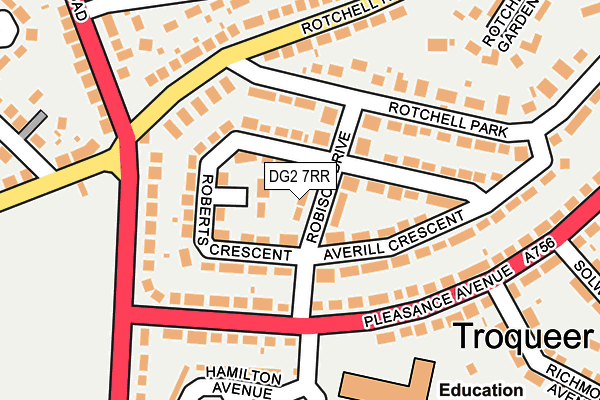 DG2 7RR map - OS OpenMap – Local (Ordnance Survey)