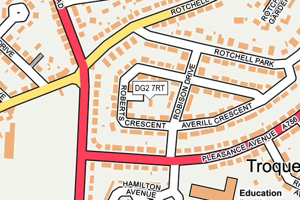 DG2 7RT map - OS OpenMap – Local (Ordnance Survey)