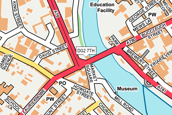 DG2 7TH map - OS OpenMap – Local (Ordnance Survey)