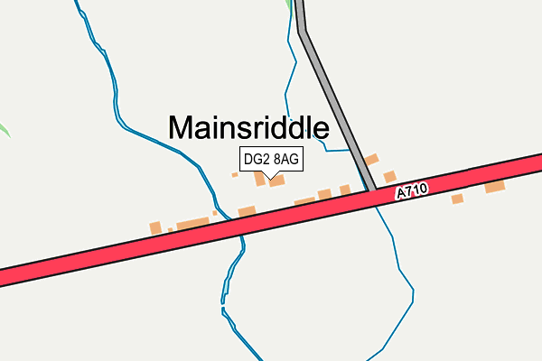 DG2 8AG map - OS OpenMap – Local (Ordnance Survey)