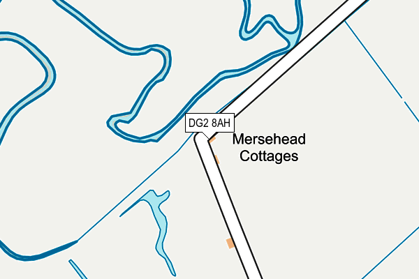 DG2 8AH map - OS OpenMap – Local (Ordnance Survey)