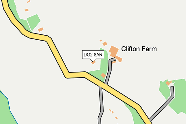 DG2 8AR map - OS OpenMap – Local (Ordnance Survey)