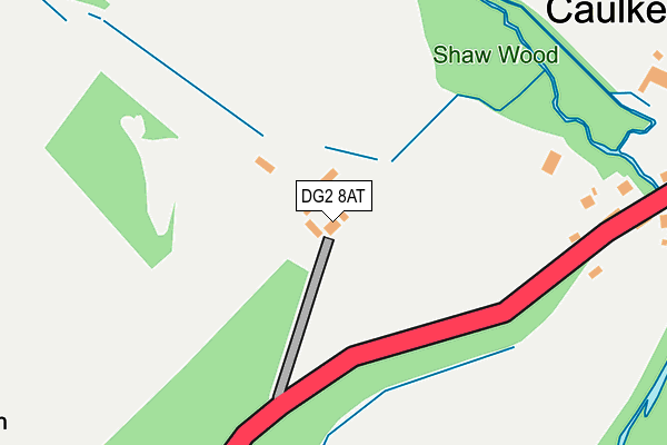 DG2 8AT map - OS OpenMap – Local (Ordnance Survey)