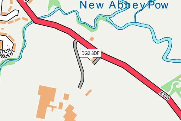 DG2 8DF map - OS OpenMap – Local (Ordnance Survey)