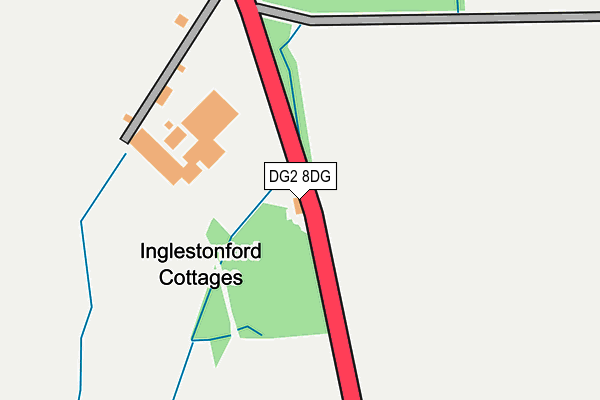 DG2 8DG map - OS OpenMap – Local (Ordnance Survey)