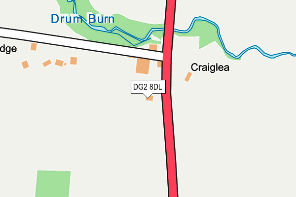 DG2 8DL map - OS OpenMap – Local (Ordnance Survey)