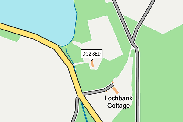 DG2 8ED map - OS OpenMap – Local (Ordnance Survey)