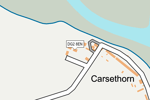 DG2 8EN map - OS OpenMap – Local (Ordnance Survey)