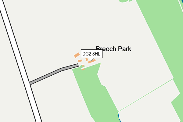 DG2 8HL map - OS OpenMap – Local (Ordnance Survey)