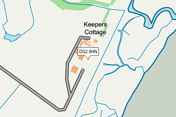 DG2 8HN map - OS OpenMap – Local (Ordnance Survey)