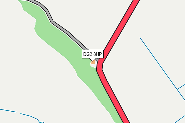 DG2 8HP map - OS OpenMap – Local (Ordnance Survey)