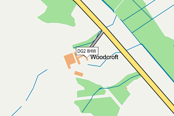 DG2 8HW map - OS OpenMap – Local (Ordnance Survey)